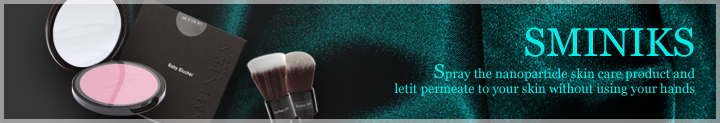 sminiks Spray the nanoparticle skin are product and letit permeate to your skin without using your hands